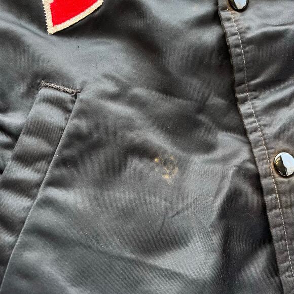 Vintage 90s Chicago Bulls NBA Starter Bomber Jacket Small - Picture 4 of 7